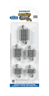 160-44592  -  E-Z Tr NS Connector Asrt - HO Scale