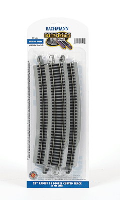 160-44506  -  E-Z Tr NS Crv 28" Rad 5/ - HO Scale