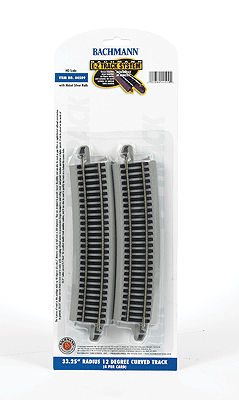 160-44509  -  E-Z Tr NS Crv 33.25/12 4/ - HO Scale