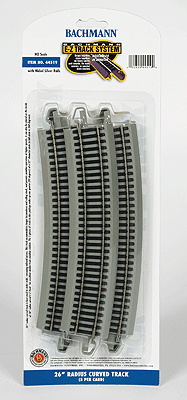 160-44519  -  E-Z Tr NS Crv 26" Rad 5/ - HO Scale