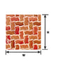 570-91645  -  Sht Intrlck Red .350 24x7 - G Scale
