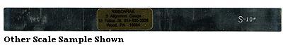 170-8010  -  Track gauge straight 10" - N Scale