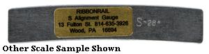 170-8028  -  5" Trk gauge 28" radius - N Scale
