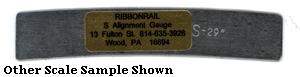 170-8029  -  5" Trk gauge 29" radius - N Scale
