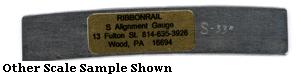 170-8033  -  5" Trk gauge 33" radius - N Scale