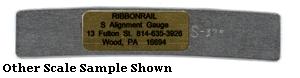 170-8037  -  5" Trk gauge 37" radius - N Scale