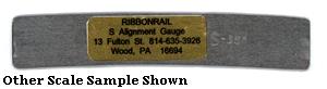 170-8038  -  5" Trk gauge 38" radius - N Scale