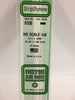 269-8106  -  Styrene strip 1x6"    10/ - HO Scale
