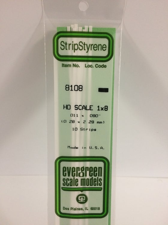 269-8108  -  Styrene strip 1x8