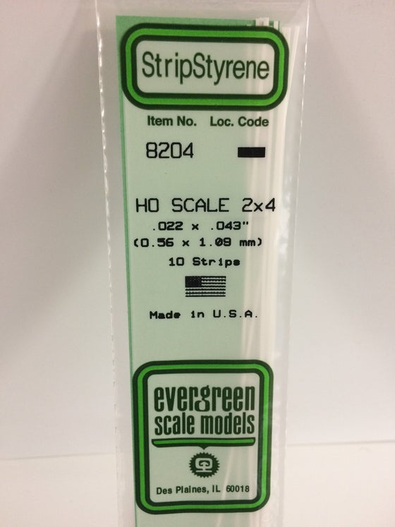 269-8204  -  Styrene strip 2x4