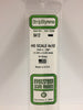 269-8412  -  Styrene strip 4x12"   10/ - HO Scale