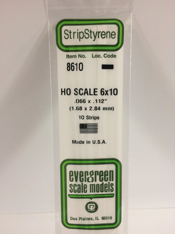 269-8610  -  Styrene strip 6x10