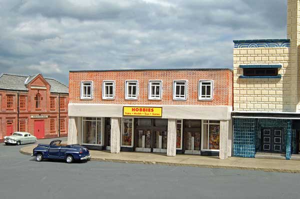 160-35055  -  Hobby Store False B/U - N Scale