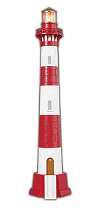 160-45240  -  Lighthouse w/Blnkng Light - HO Scale