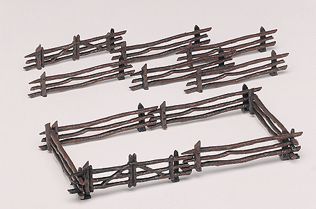160-45984  -  Rustic Fence Kit 12/ - O Scale