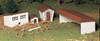 160-45604  -  Farm Out-Buildings Kit 3/ - O Scale