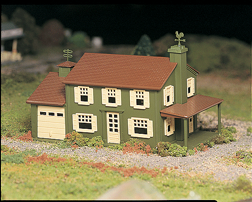 160-45622  -  Two-Story House Kit - O Scale