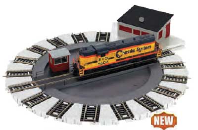160-46298  -  DCC-Equipped Turntable - HO Scale