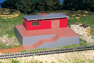 160-46209  -  Storage Bldg w/Stm Whstle - HO Scale