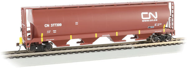160-73803  -  4Bay Cyl Grn Hop CN - HO Scale