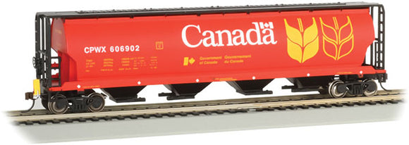 160-73801  -  4Bay Cyl Grn Hop GovOfCAN - HO Scale