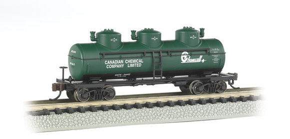 160-17152  -  3-Dome Tank Chemcell - N Scale