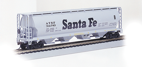 160-19102  -  Can 4-Bay Hop ATSF - HO Scale