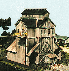 184-86  -  Cash Mine Works ore house - N Scale