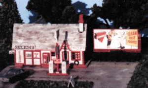 184-81  -  Ernie's Gas Station - N Scale