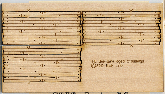 184-19  -  Grade Xing 1-Lane    3/ - N Scale