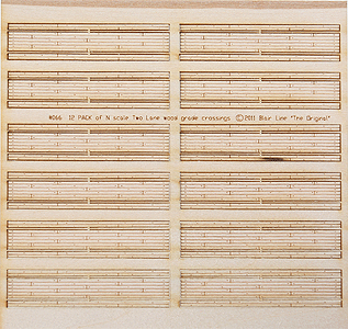 184-18  -  Two-Lane Grade Xing 12/ - N Scale