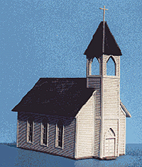 184-69  -  Church - N Scale