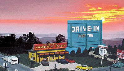 184-168  -  Drive-In Theatre Kit - HO Scale