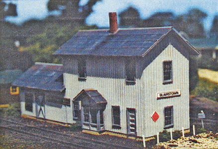 184-178  -  Blairstown 2-Story Depot - HO Scale