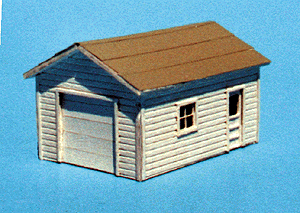 184-173  -  One-Car Garage - HO Scale