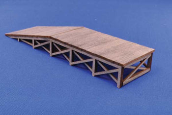 184-74  -  Loading Ramp Wooden - N Scale