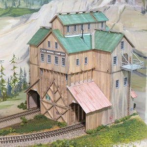 184-186  -  Cash Mine Works ore house - HO Scale