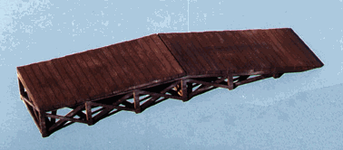 184-374  -  Wooden loading ramp - Z Scale