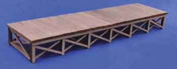 184-743  -  Wood Loading Ramp Kit 3/ - N Scale