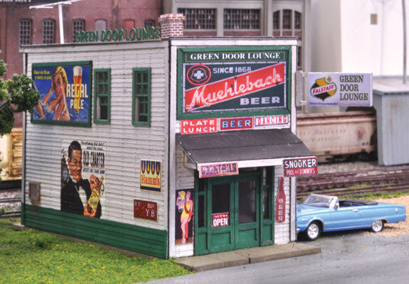 184-1008  -  Green Door Lounge Kit - N Scale