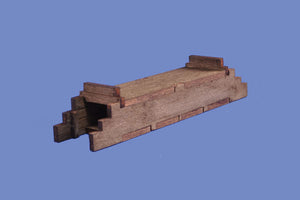 184-2809  -  Wood Culvert 3.20" - HO Scale