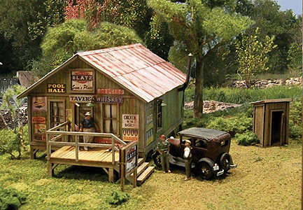 184-2003  -  Sam's Roadhouse Kit - HO Scale