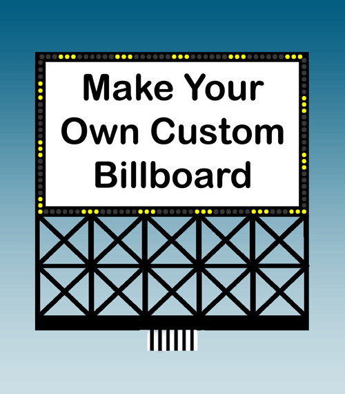 502-882301  -  Eagle Roadside Billboard - O Scale