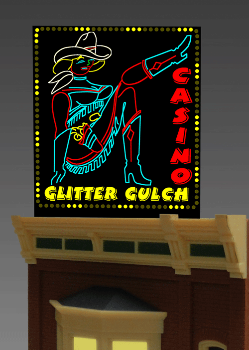 502-882601  -  Glitter Gulch Large - HO Scale