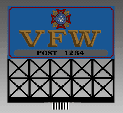 502-881251  -  Billboard Lg VFW
