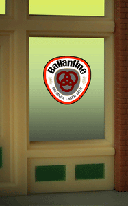 502-8865  -  Window Sign Ballantine