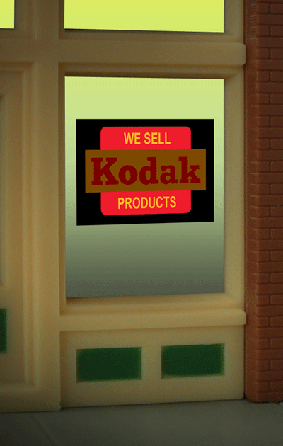 502-8875  -  Window Sign We Sell Kodak