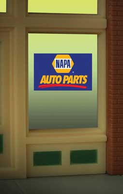 502-8895  -  Window Sign NAPA Auto Prt