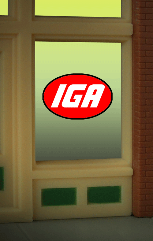 502-8915  -  Window Sign IGA