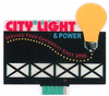 502-9282  -  Anmtd blbrd City Lght med - N Scale